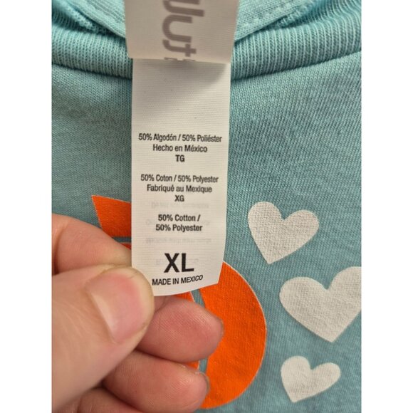 Cutest Pumpkin In The Patch Graphic Tee XL Tultex 50% Cotton 50% Polyester Mint - Picture 5 of 7